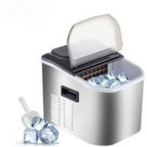 Jurrys IJsblokjes machine - 18kg per 24uur - Zilver - Elektrisch - Handmatig water vullen - Kubus - 39cm x 31cm x 37cm