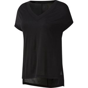 Reebok Wor Sup Detail Tee Sportshirt Dames - Black