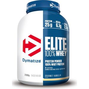 Dymatize Elite Whey Protein - Eiwitpoeder / Eiwitshake - 2100 gram - Vanille