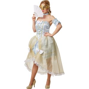 dressforfun - Vrouwenkostuum in sexy barokstijl XXL - verkleedkleding kostuum halloween verkleden feestkleding carnavalskleding carnaval feestkledij partykleding - 301897