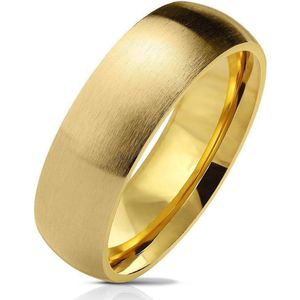 Ring Dames - Ringen Dames - Ringen Vrouwen - Ringen Mannen - Heren Ring - Goudkleurig - Gouden Kleur - Ring - Shine