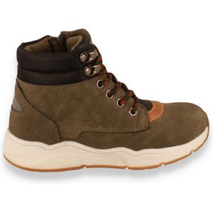 Happy Bee Mode-Mania Jongens Bottine Grijs KAKI 32