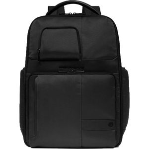 PIQUADRO Vrije tijd rugzak Rugzak met laptopvak Wollem Travel Backpack 17"" Expandable 42L Black Zwart