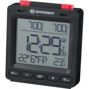 Bresser Wekker Mytime Easy Ii 9,3 X 10,3 Cm Zwart