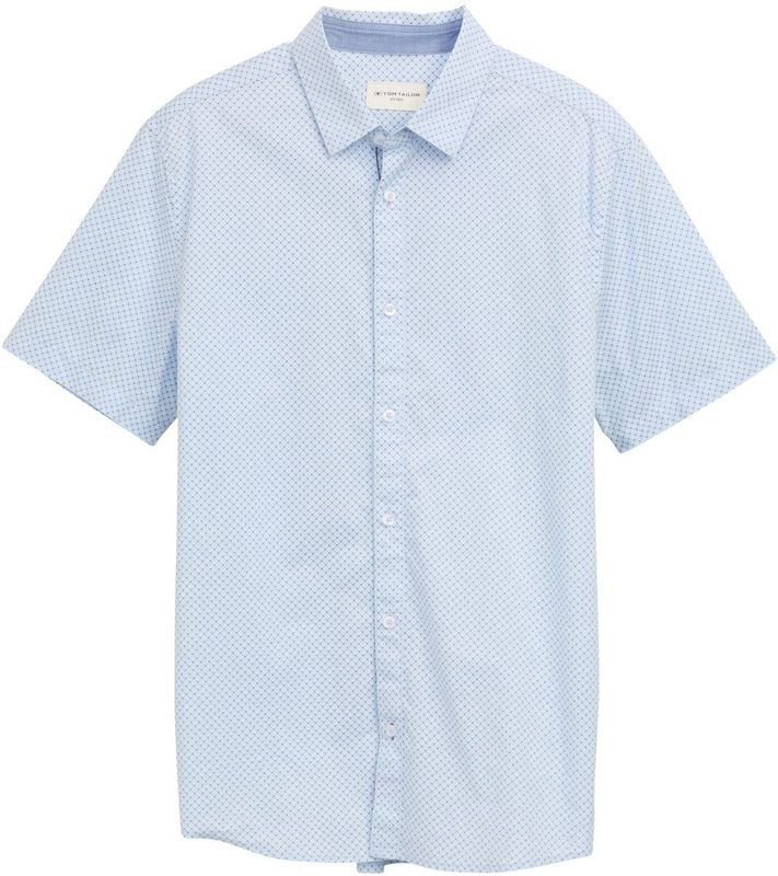 Tom Tailor - Hemd - Maat M - - 37943 blue grap -