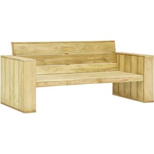 vidaXL - Tuinbank - 179 - cm - geïmpregneerd - grenenhout