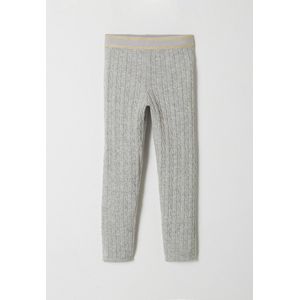 Damart - Legging meisjes Thermolactyl, kabelgebreid - Kinderen - Grijs - 8 JAAR