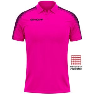 Polo Shirt Givova Polo Club Fuchsia M