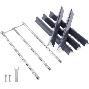 Vervanging Branderbuis Set Flavorizer Bars voor Weber Spirit E310 E320 Gas Grill - 7508 7536 7537
