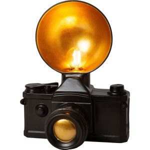 Lucide EXTRAVAGANZA CAMERA - Tafellamp - 1xE14 - Zwart