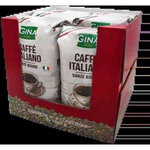 Koffie - Caffè Italiano - bonen - 1kg - Doos 6 stuks