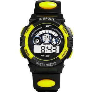 Fako® - Kinderhorloge - Sport New Tech Classic - Geel