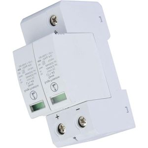 Overspanningsafleider DC 1000V Laagspanningsafleider Overspanningsbeveiliging 36MM Rail Installatie Gebruik met Stroomonderbreker(20/40KA)