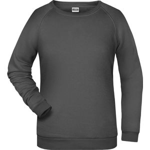 James And Nicholson Dames/dames Basic Sweatshirt (Grafiet)