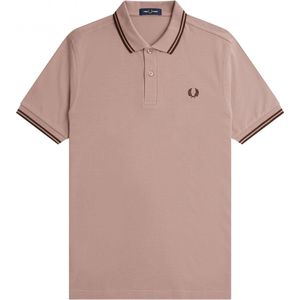 Fred Perry - Twin Tipped Shirt - Oudroze Polo-M