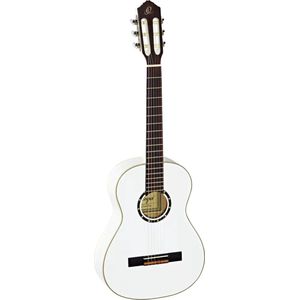 Ortega R121 3/4 WH wit, incl. Bag - 3/4 Klassieke gitaar