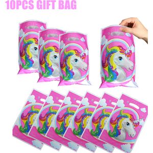 Eenhoorn Uitdeelzakjes - Gift Bags Unicorn - Unicorn Bags - Uitdeel Zakjes - Uitdelen Kinderfeestje - Unicorn Decoratie - Unicorn Zakjes - Unicorn Cadeau Tasjes