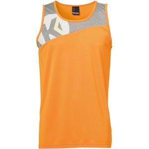 Kempa Core 2.0 Singlet Fel Oranje-Donker Grijs Melange Maat S