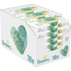 Pampers - Pure Coconut Babydoekjes - 756 billendoekjes / wipes