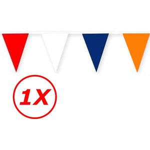 Oranje Slingers Vlaggenlijn Oranje Feest Artikelen Koningsdag EK WK Oranje Versiering Oranje Vlaggetjes 10 Meter