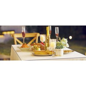 Tafelkleed PVC - transparant & krasbestendig - stevig & hittebestendig - waterafstotend en duurzaam - 70x110 cm