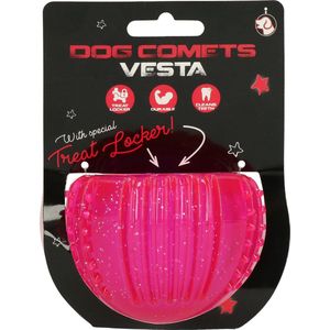 Dog Comets Vesta Treat Locker - Hondenspeelgoed - Intelligentie speelgoed - TPR-Rubber - Roze - Ø7 cm