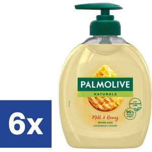 Palmolive Naturals Handzeep Milk & Honey - 6 x 300 ml