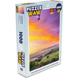 Puzzel Toscane - Landschap - Kleurrijk - Legpuzzel - Puzzel 1000 stukjes volwassenen