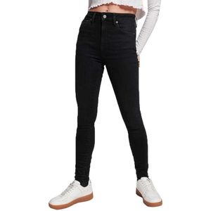 Superdry Vintage High Rise Skinny Jeans Zwart 29 / 30 Vrouw