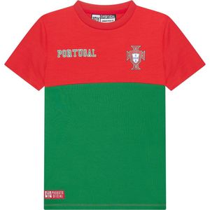 Portugal Voetbalshirt Kids - Maat 116 - Sportshirt Kinderen - Rood