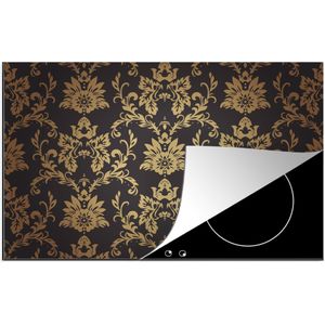KitchenYeah® Inductie beschermer 76x51.5 cm - Bloemen - Licht - Vintage - Kookplaataccessoires - Afdekplaat voor kookplaat - Inductiebeschermer - Inductiemat - Inductieplaat mat