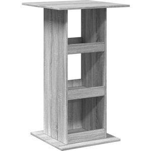 vidaXL Bartafel - 60x60x102 cm - Grijs Sonoma Eiken Bartafel - Houten Bartafel - Salontafel - Keukenbar - Opslagkast