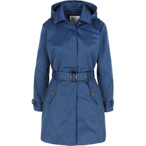 LolaLiza Halflange trenchcoat - Dark Blue - Maat 38