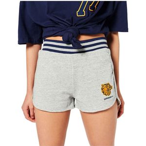 Superdry Vintage Collegiate Korte Broek - Dames - Athletic Grey Marl - L