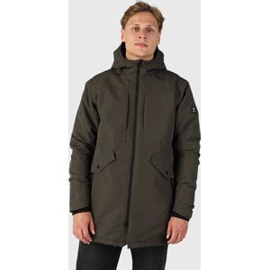 Brunotti Nelson Heren Parka Regenjas - Pine Green - L