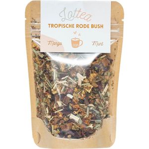 Lottea Tropische Rode Bush thee 50 Gram Stazak - thee, thee cadeau, verse thee, losse thee, rooibos, rooibos thee, relatiegeschenk