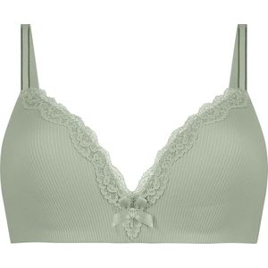 Hunkemöller Dames Lingerie Voorgevormde bh zonder beugel Lola - Groen - maat D70