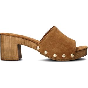 Notre-V 7341 Muiltjes - Dames - Cognac - Maat 42