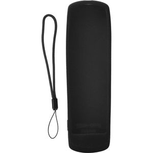 Afstandsbediening Cover voor 2 Siliconen Televisie Controller Beschermhoes Vervanging met Lanyard (Zwart) - TV