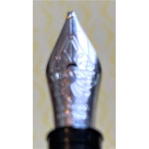 Visconti – penpunt voor vulpen - 23kt Pd 950 One Tone Small Palladium Black Feeder - Medium