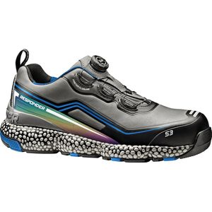 SIR SAFETY TONGA Veiligheidsschoenen S3 HEREN Werkschoen Zwart Grijs - Aluminium Neus en Composiet Tussenzool - Antislip SR - Ademend