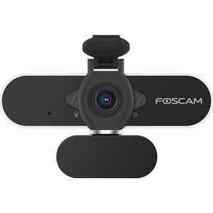Foscam W21 Webcam - Full HD - Omni directionele microfoon - Mac OS, Linux, Android 5.0, Windows 7 - Zwart