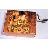 Muziekdoosje kunstenaars Gustav Klimt De kus, melodie Arabesque