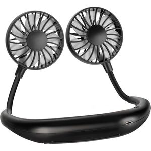 Nekventilator - Nek Ventilator - Nek Ventilator met Koeling - Neck Fan - Nek Fan - Nek Airco - Gezichtsventilator - Hoofd Ventilator - Draagbare Nek Ventilator