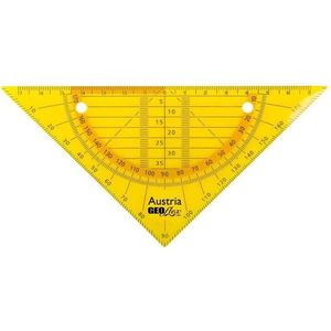 Aristo geodriehoek - GEOflex - 14cm - flexibel - neon oranje - AR-23009NO