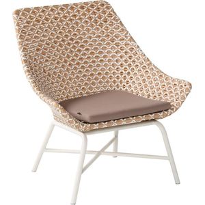 Hartman Delphine Wicker Loungestoel – Honey – Aluminium Onderstel