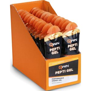 QWIN Energiegel: Pepti Gel Orange-Pineapple 60ml (24 stuks)