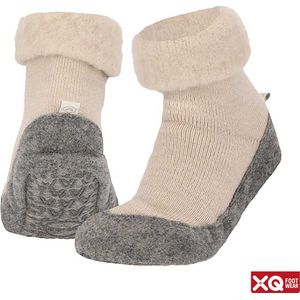 XQ - Slofsokken Unisex - Beige - Slofsokken dames - Slofsokken heren