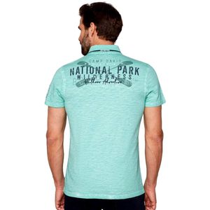 Camp David Poloshirt T-shirt met korte mouwen