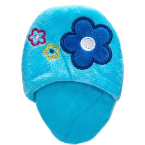 Nobleza Pluche pantoffel voor hond - Honden speelgoed - Piepspeelgoed - Puppyspeelgoed - Slipper hond - Hondenknuffel - Knuffel schoen hond - Speel schoen hond - Met piep - Blauw